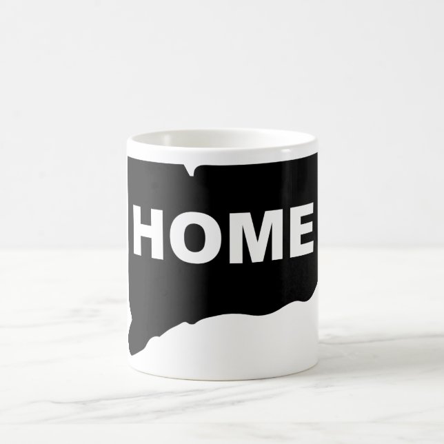 Café Conectar para casa longe da Mug ou Caneca de viage (Centro)