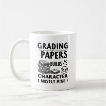 Construir Caráter – Design de Caneca Engraçado par