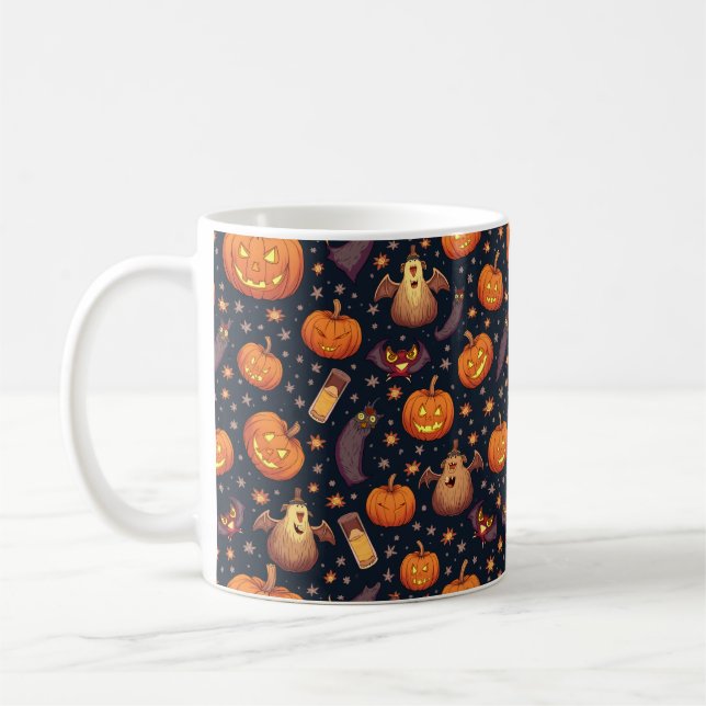 Café copo de caneca de halloween (Esquerda)