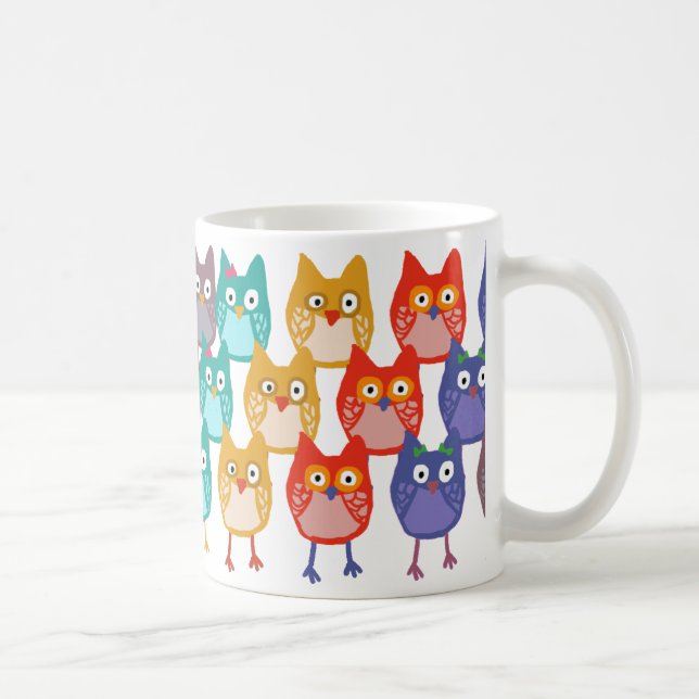 Café coruja de nós caneca #2 (Direita)