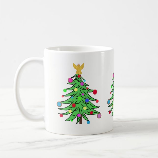 Café Costume da caneca da árvore de Natal (Esquerda)