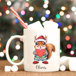 Café Crianças, esquadrão, caneca de Natal