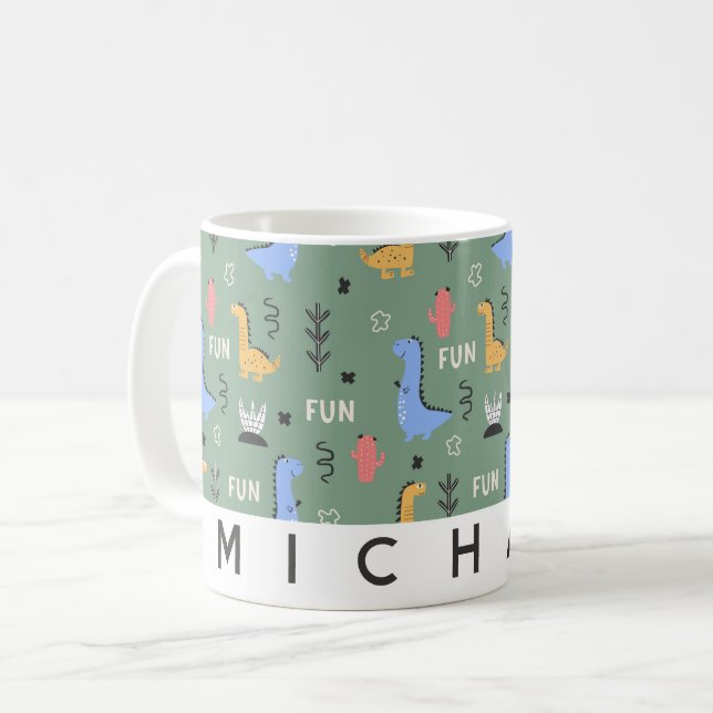 Café Crianças Personalizadas Caneca de Crianças (Frente Esquerda)
