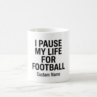 Café Crie Sua Própria Caneca de Futebol | Eu Pauso Minh