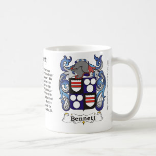Café Crista da família de Bennett em uma caneca
