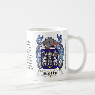 Café Crista da família de Kelly em uma caneca