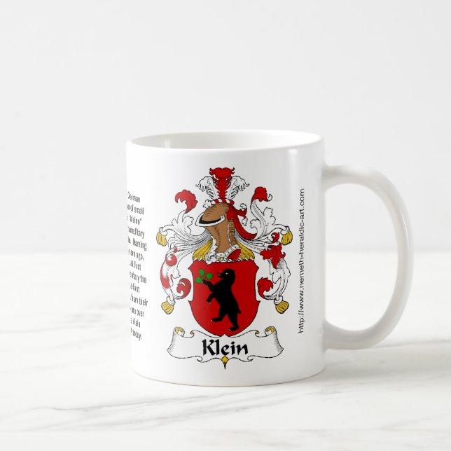 Café Crista da família de Klein em uma caneca (Direita)