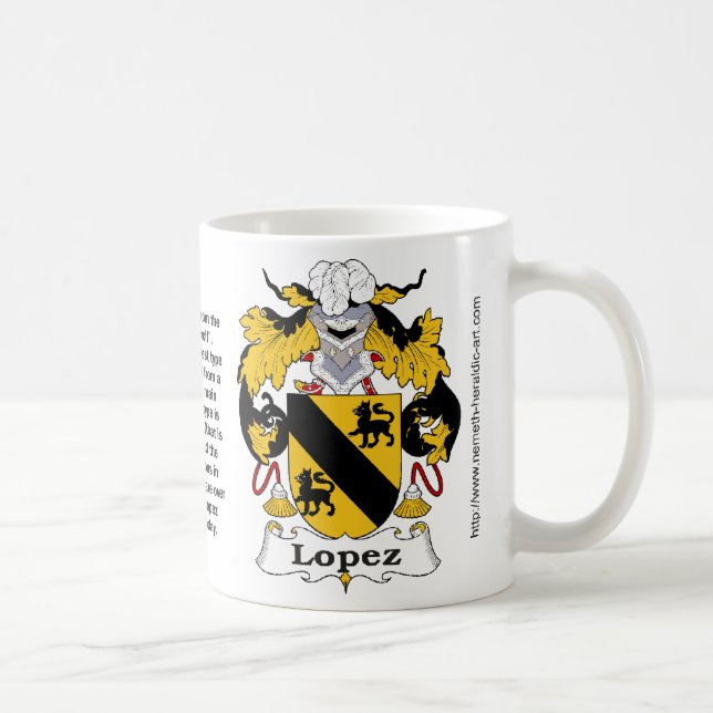 Café Crista da família de López em uma caneca (Direita)