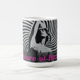 Café Cuidado com a caneca alta de Divas