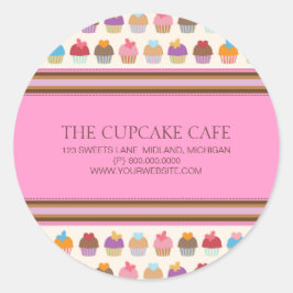 Café cupcake | Adesivos para empresas de padaria