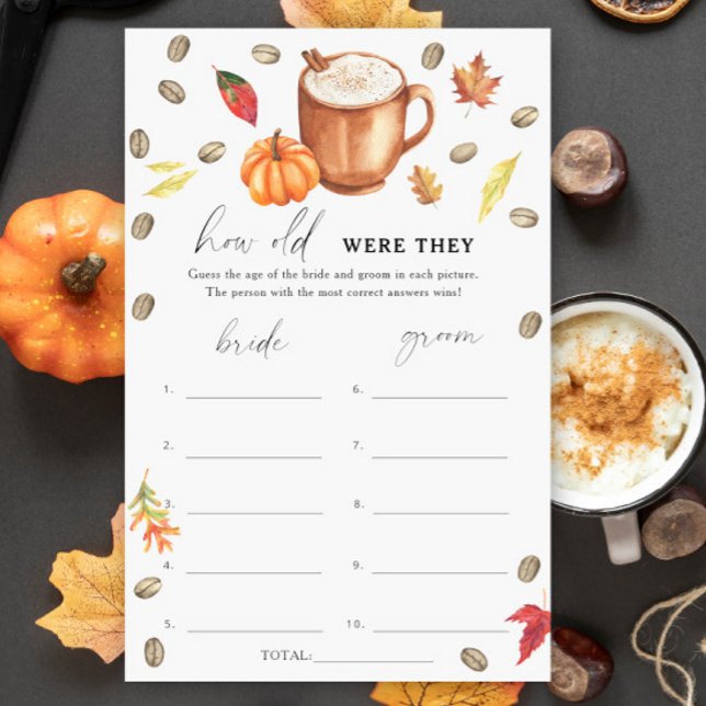 Café da Abóbora Quantos anos eles tinham? (Criador carregado)