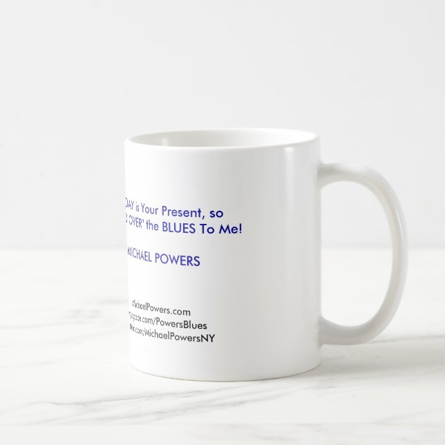 Café Da "caneca ou caneca de cerveja dos azuis (Direita)