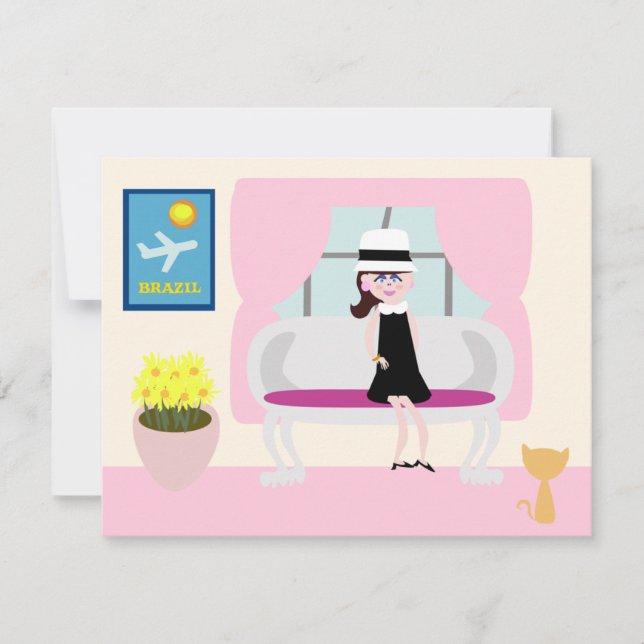 Café da Manhã com Cartoon de Arte Retroativa com S (Frente)