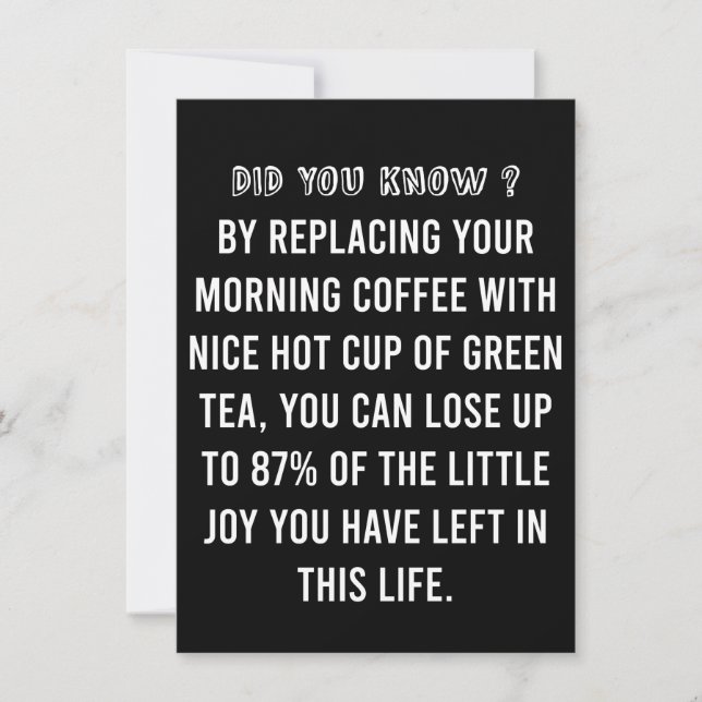 Café da Manhã - Cota Engraçada de Café (Frente)