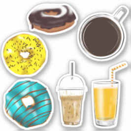 Café da manhã deve ter conjunto de adesivos volume