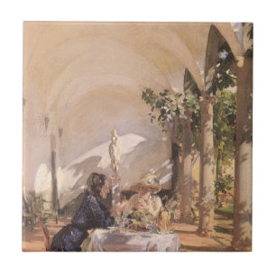 Café da manhã na Loggia de John Singer Sargent