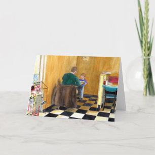 Café da manhã no Cartão de Saudação do Duffy