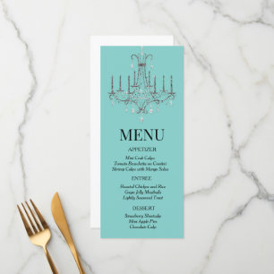 Café da manhã no menu Chandelier