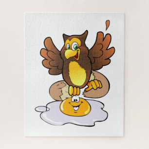 Café da Manhã quebra-cabeça Ovos de Coruja