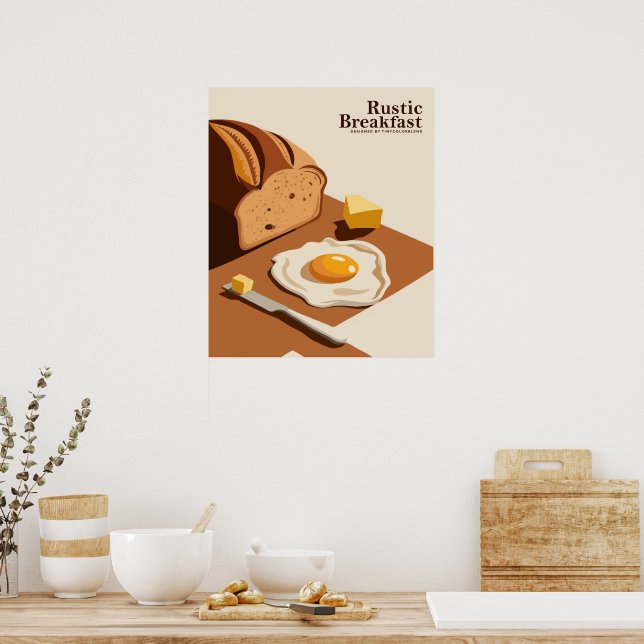 Café da Manhã Russo - Comida de Arte de Poster de  (Cozinha)