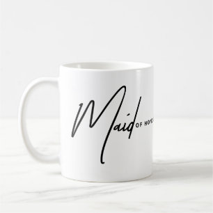 Café “Dama de Honra” Presente Elegante – Caneca para a