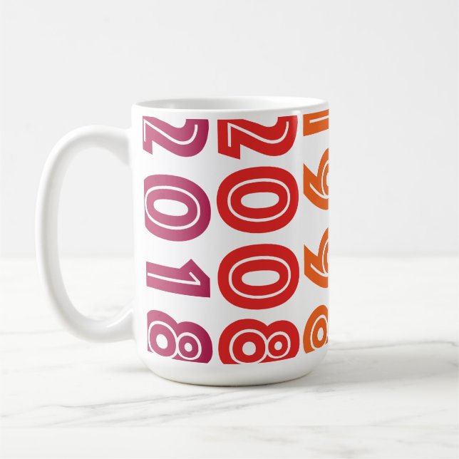 Café DATAS da caneca do aniversário de K&D SOMENTE - (Esquerda)