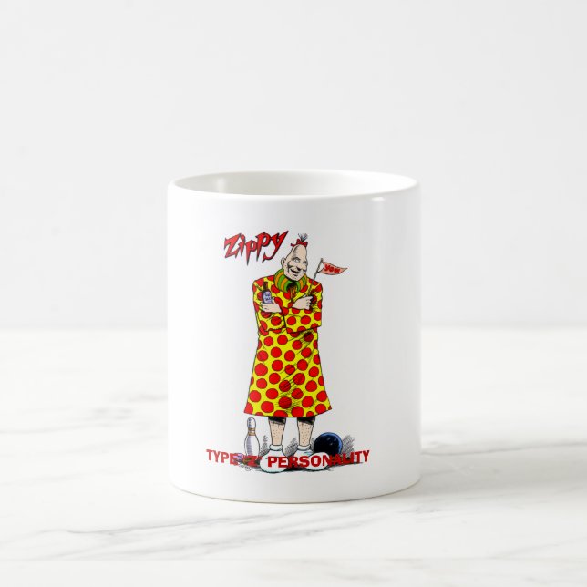 Café DATILOGRAFE a caneca da PERSONALIDADE de "Z" (Centro)