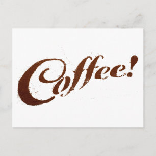 Café de Borra de Café - Cartão Postal