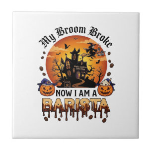 Café de Bruxa de Halloween do Bule Abobora
