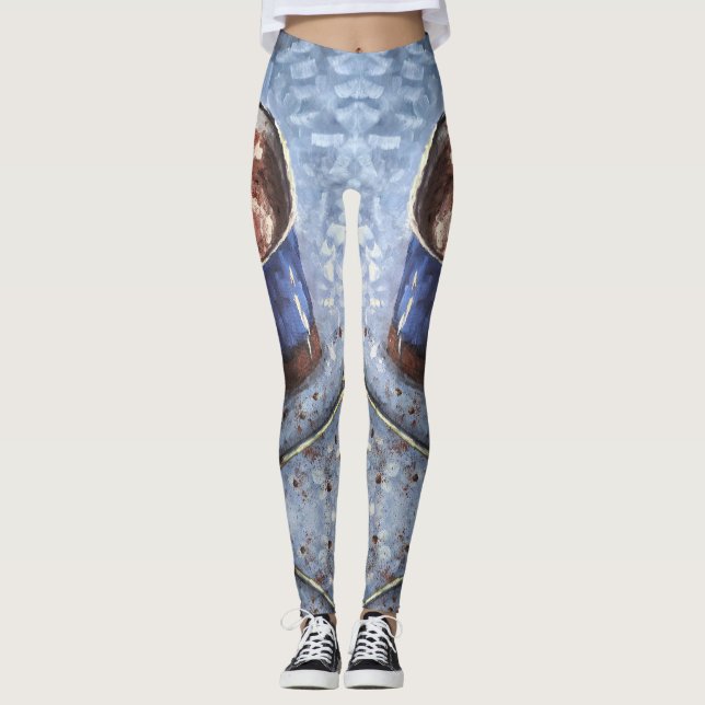 Café de Chocolate Quente Leggings (Frente)