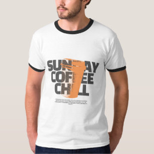 Café de Domingo Relax – Camiseta de Fim de Semana