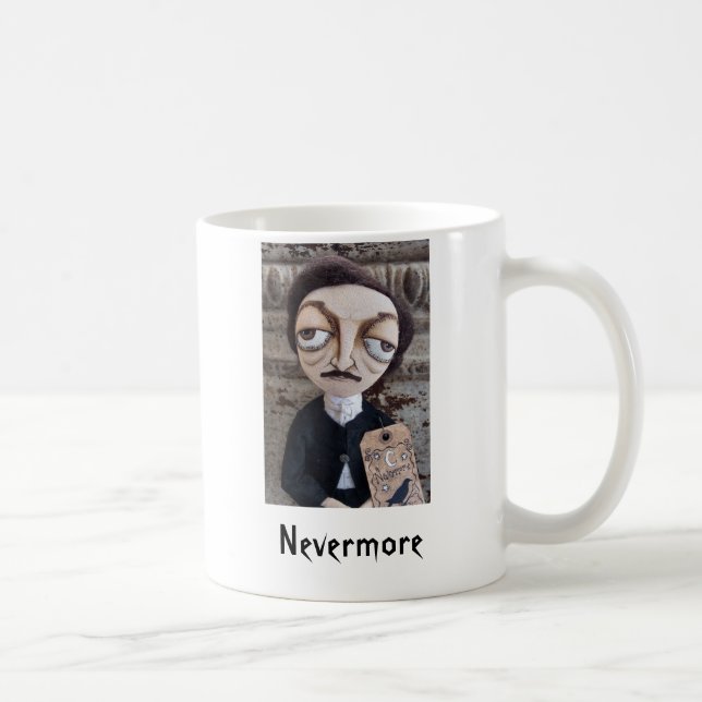 Café De Edgar Allan Poe caneca nunca mais (Direita)