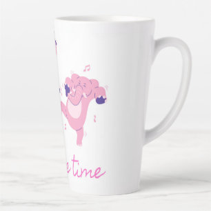 Café de girafa e canecas de elefante