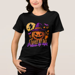 Café de Halloween Bruxo Por Dia Poções Por Noite