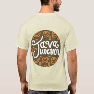 Café de junção Java e Camisa de Bean Castanho para