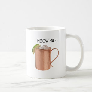 Café De Moscovo da mula do cobre da caneca design
