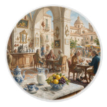 Café de Palermo ao estilo siciliano do século XVII