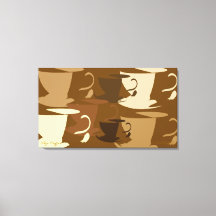 Café de pop art na Canvas