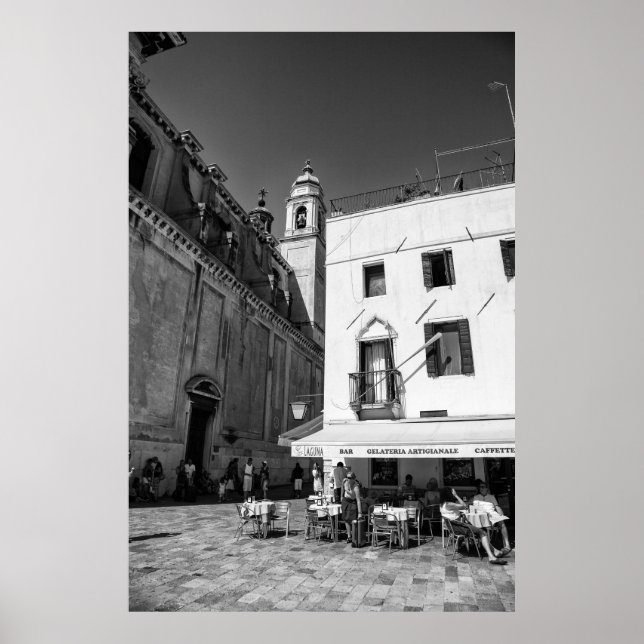 Café de rua Venetian - Poster (Frente)