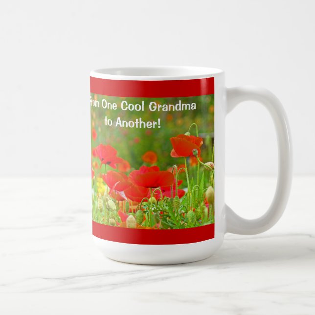 Café De uma Avó Legal para Outra! Presentes de caneca d (Direita)