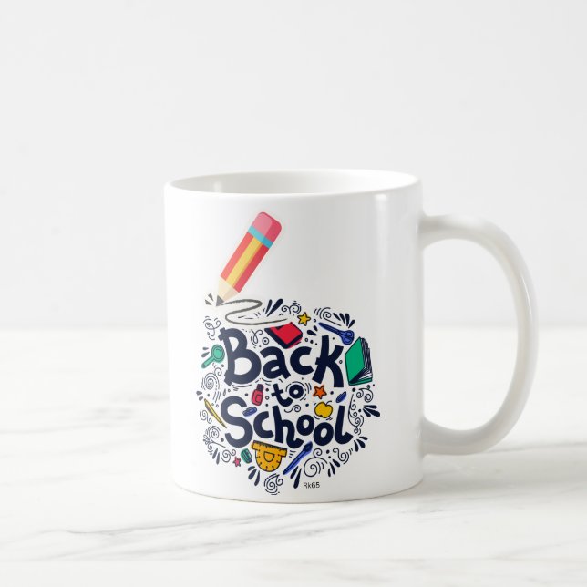 Café De volta às aulas - Caneca (Direita)