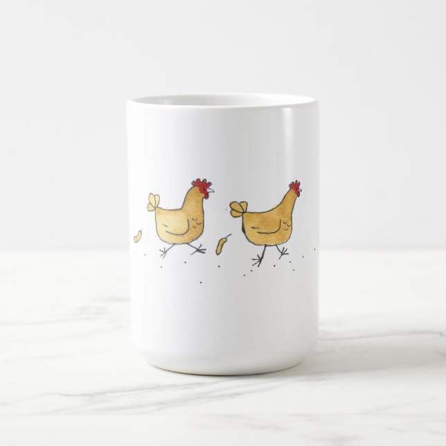 Café Debandada da galinha caneca de 15 onças (Centro)