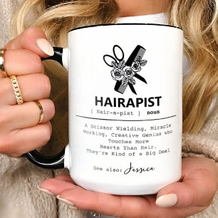 Café Definição de Hairapist Caneca Engraçada Caneca de
