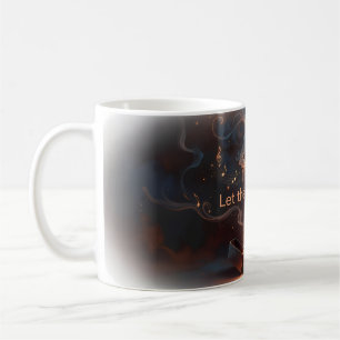 Café 🔥 Deixe a Música Subir Caneca de Guitarra em Cham