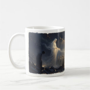 Café Deixe que seja a misericórdia áurea Caneca de arte