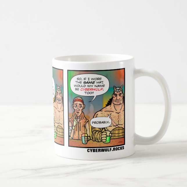Café DESAFIO da caneca "mais estranha" de CYBERWÜLF (Direita)