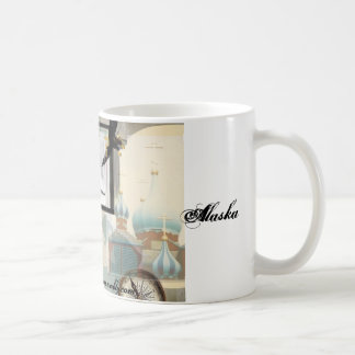 Café Descubra a caneca de Alaska