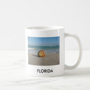 Café Desejo de Florida você estava aqui a caneca branc