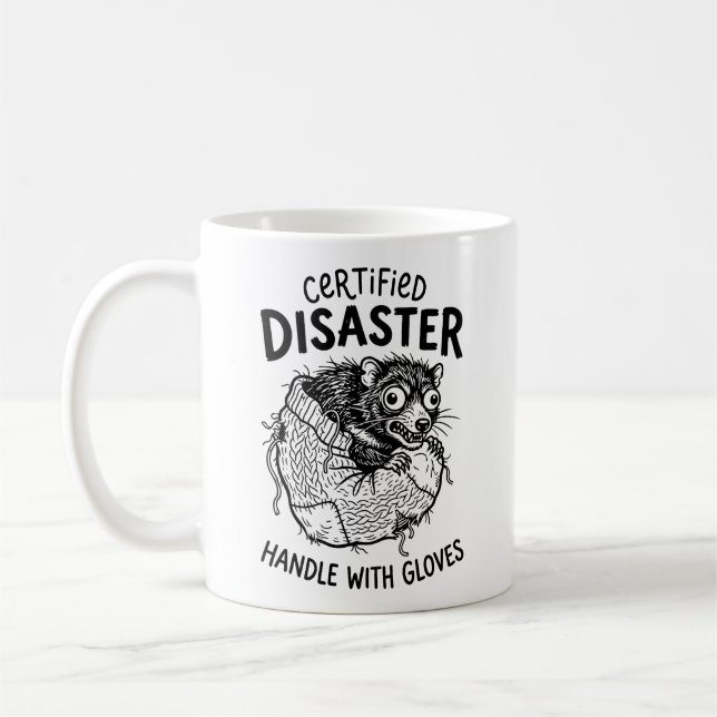 Café Design Clássico de Caneca do Diabo da Tasmânia Mal (Esquerda)