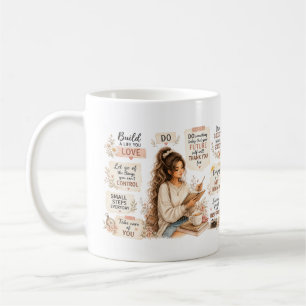 Café Design de Caneca de Citação Inspiradora